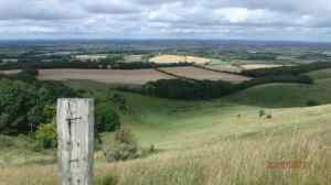 South Downs towards Lewes