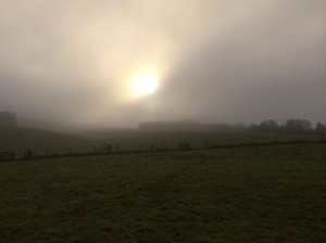 Sunrise over Piper's Hill