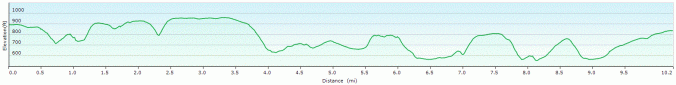 Chinnor Hill walk profile
