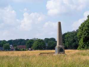 Penn Street War Memorial in the July sun