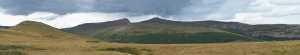 Clouds gather over Pen-y-fan, Cribyn & Fan-y-Big