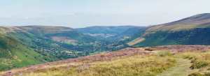 View from Darren Lwyd towards Capel-y-ffin & Llanthony