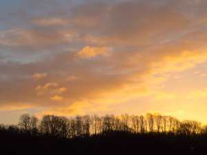 Morning skies over Sarratt