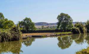 The Chilterns from The Grand Union Canal, Cheddington