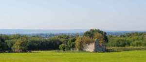 The Chilterns in the distance