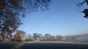 Morning frost, Broadway Farm, Berkhamsted